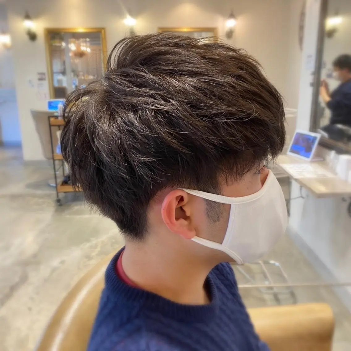ショート メンズ メンズパーマ 西條真治のヘアスタイル