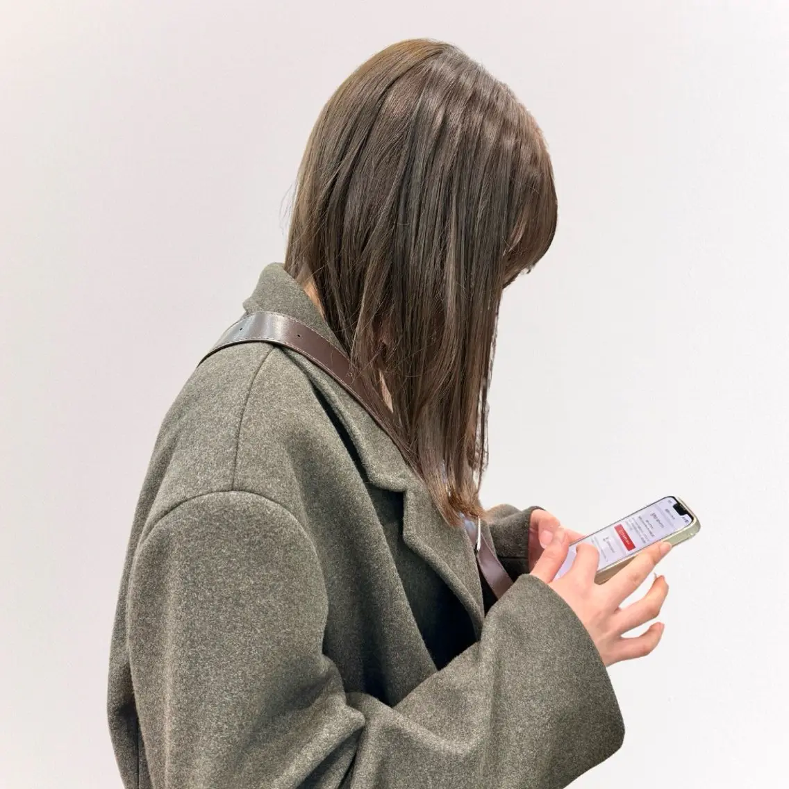セミロング カラー ブリーチ ブラウンカラー ダブルカラー ブリーチなしカラー 縮毛矯正 KOHNO/ ナチュラルレイヤーのヘアスタイル