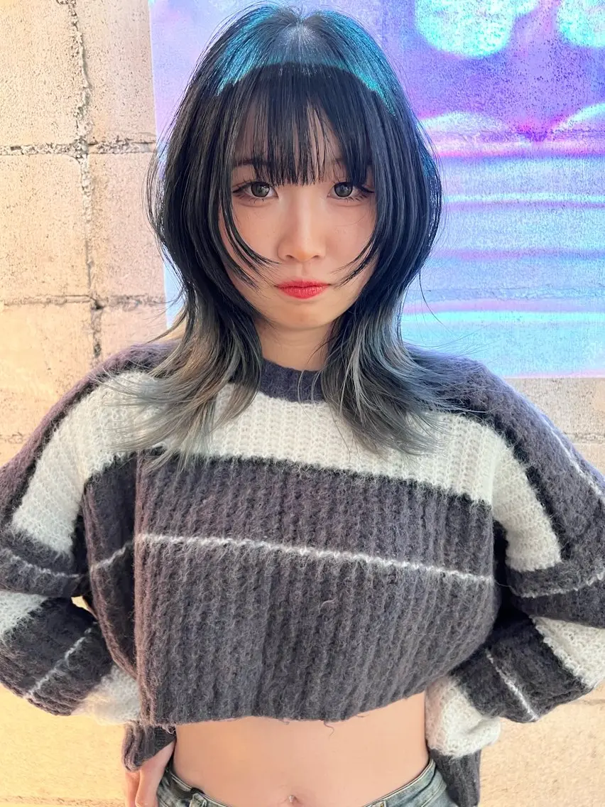 ロング カラー 圧倒的デザイン力 店長🎨RENAのヘアスタイル