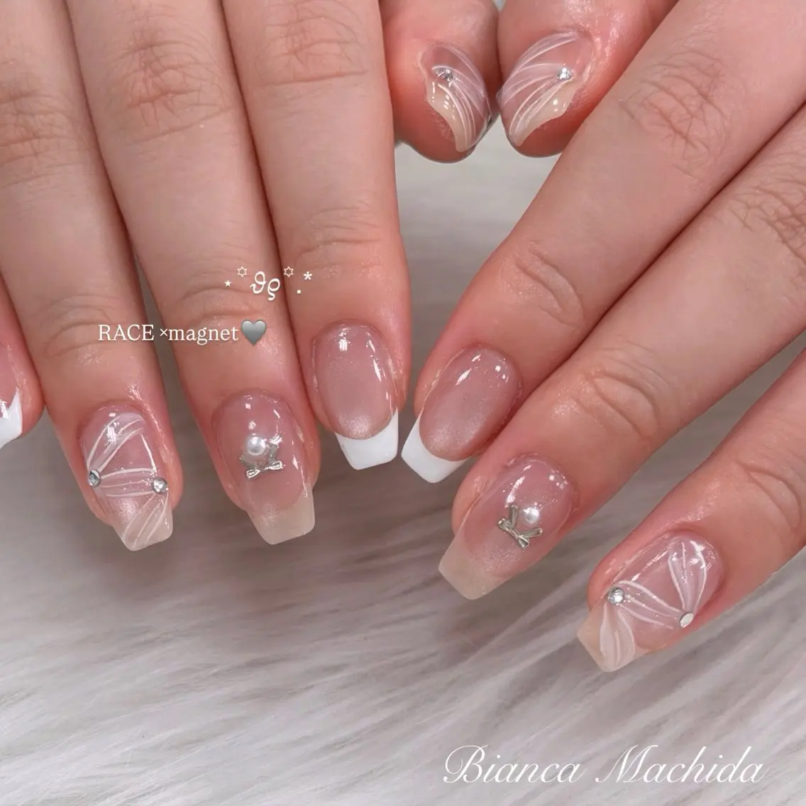 ネイル ハンドネイル Bianca👼🏻 OIKAWAのネイルデザイン