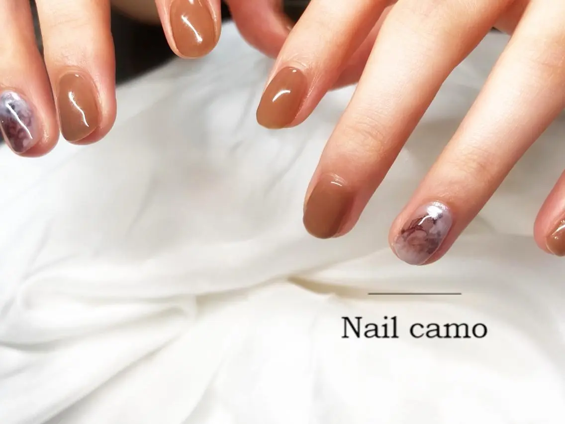 ネイル ワンカラーネイル ハンドネイル 🌟Nail camo🌟のネイルデザイン