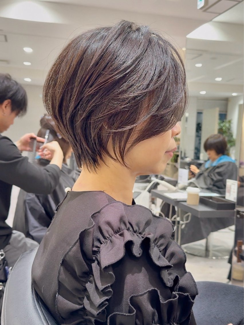 ショート くびれヘア ショートヘア 絶壁カバーくびれ ショート✂️　井川のヘアスタイル