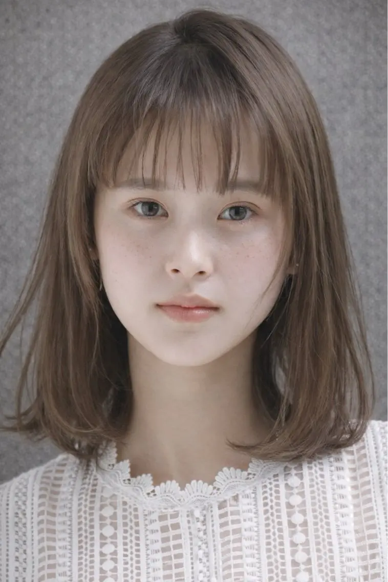 ミディアム BLINK 心斎橋のヘアスタイル