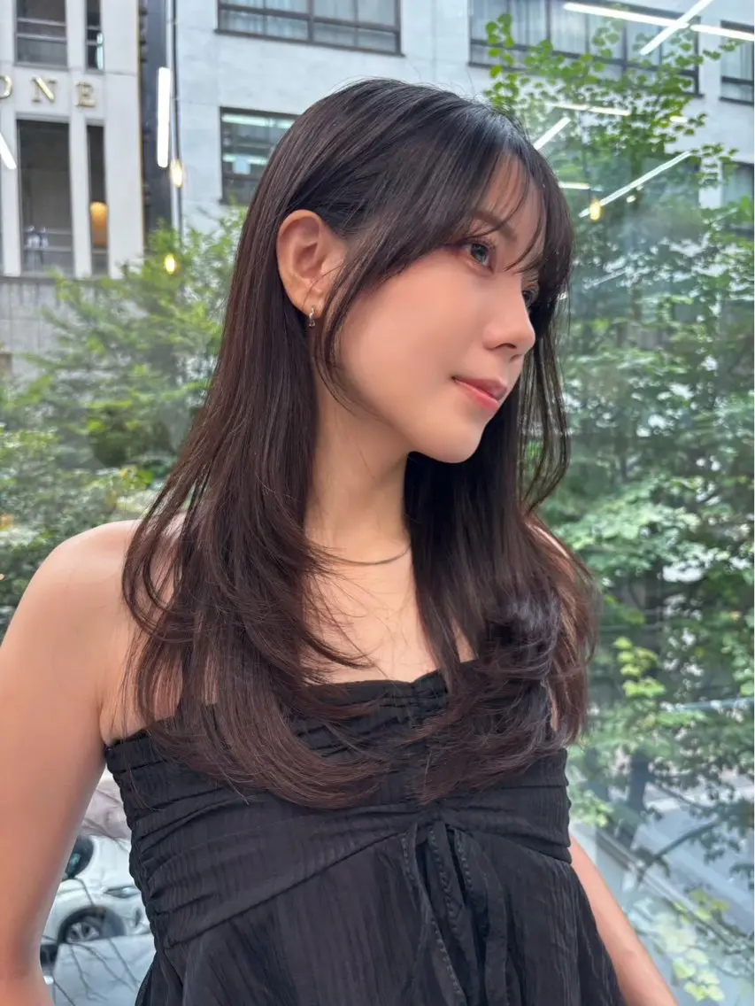 💧艶髪ストレート💧🌈5.6月限定🌈似合わせカット+酸性ストレート+🫧バブルトリートメント🫧髪質改善の写真