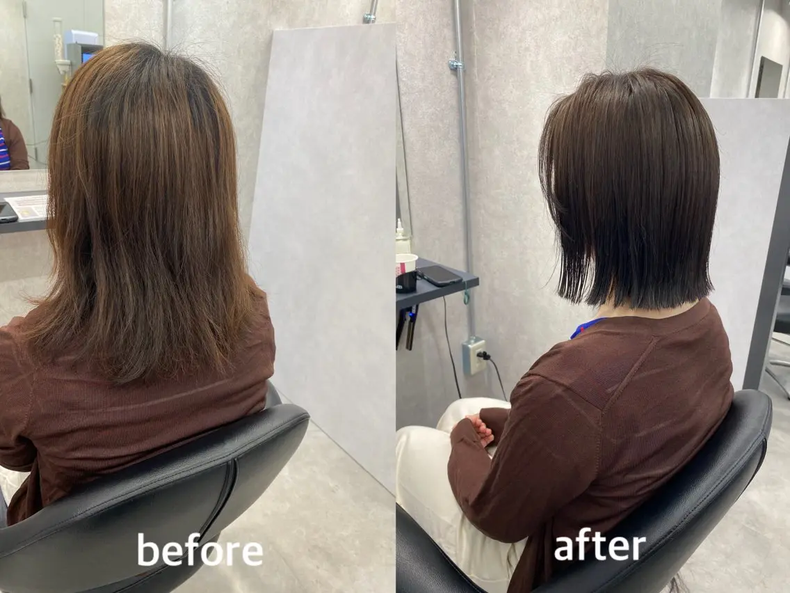 ミディアム ボブ 🌸Bob🌸 市井友佳子のヘアスタイル