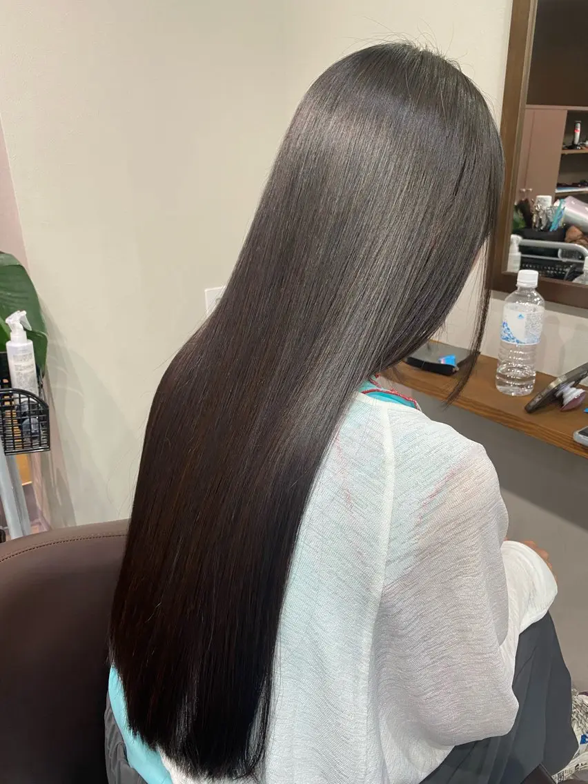 ロング 髪質改善・縮毛矯正/ 下村陽平のヘアスタイル