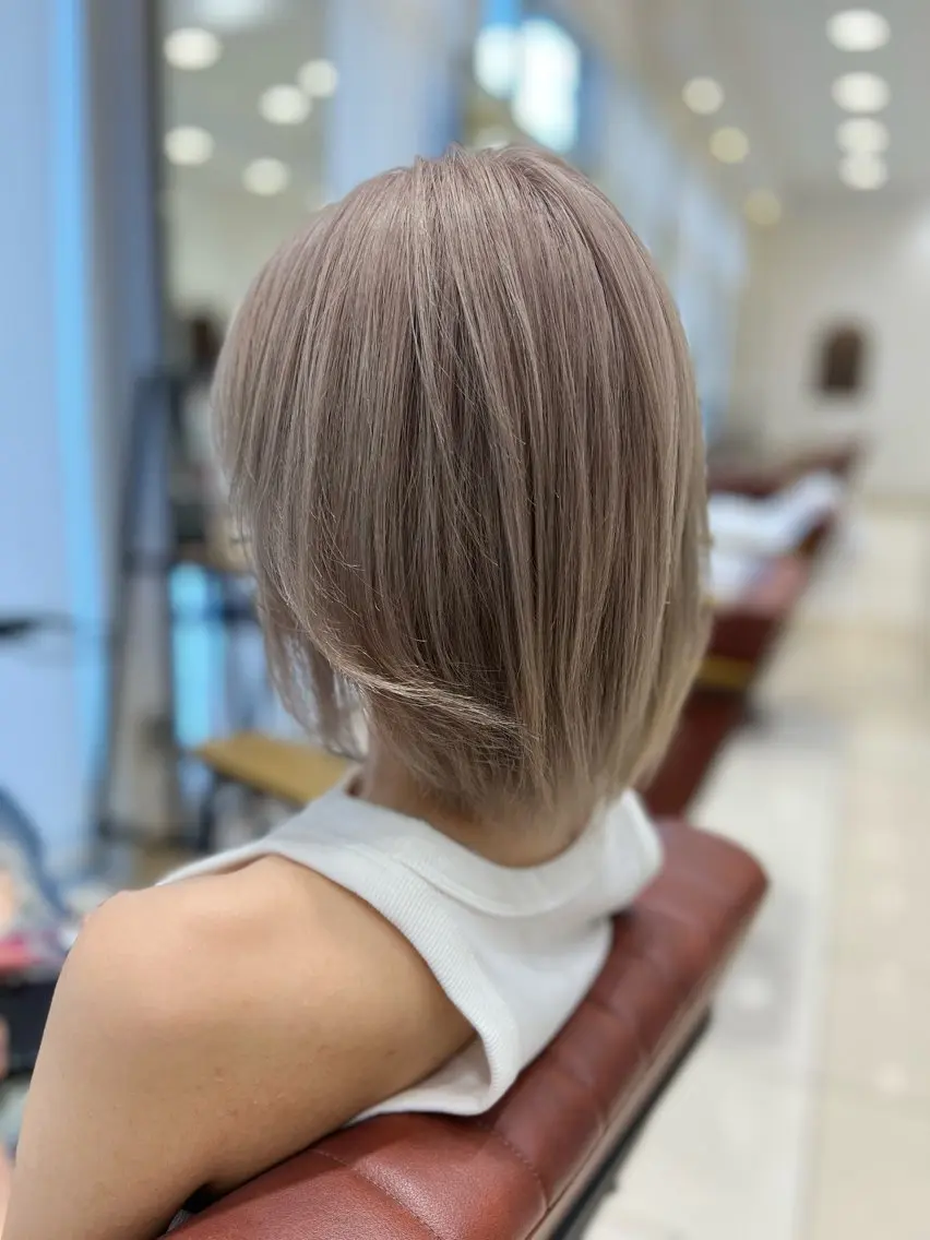 ミディアム カラー ヘアカラー 髪質改善カラーリスト /根本雄貴のヘアスタイル