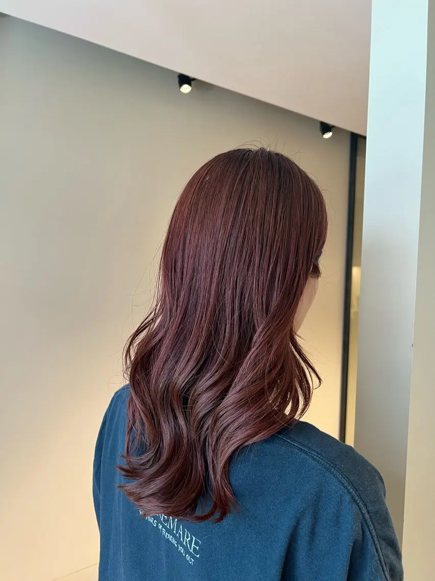 セミロング カット ヘアカラー トリートメント 北尾 斗唯のヘアスタイル