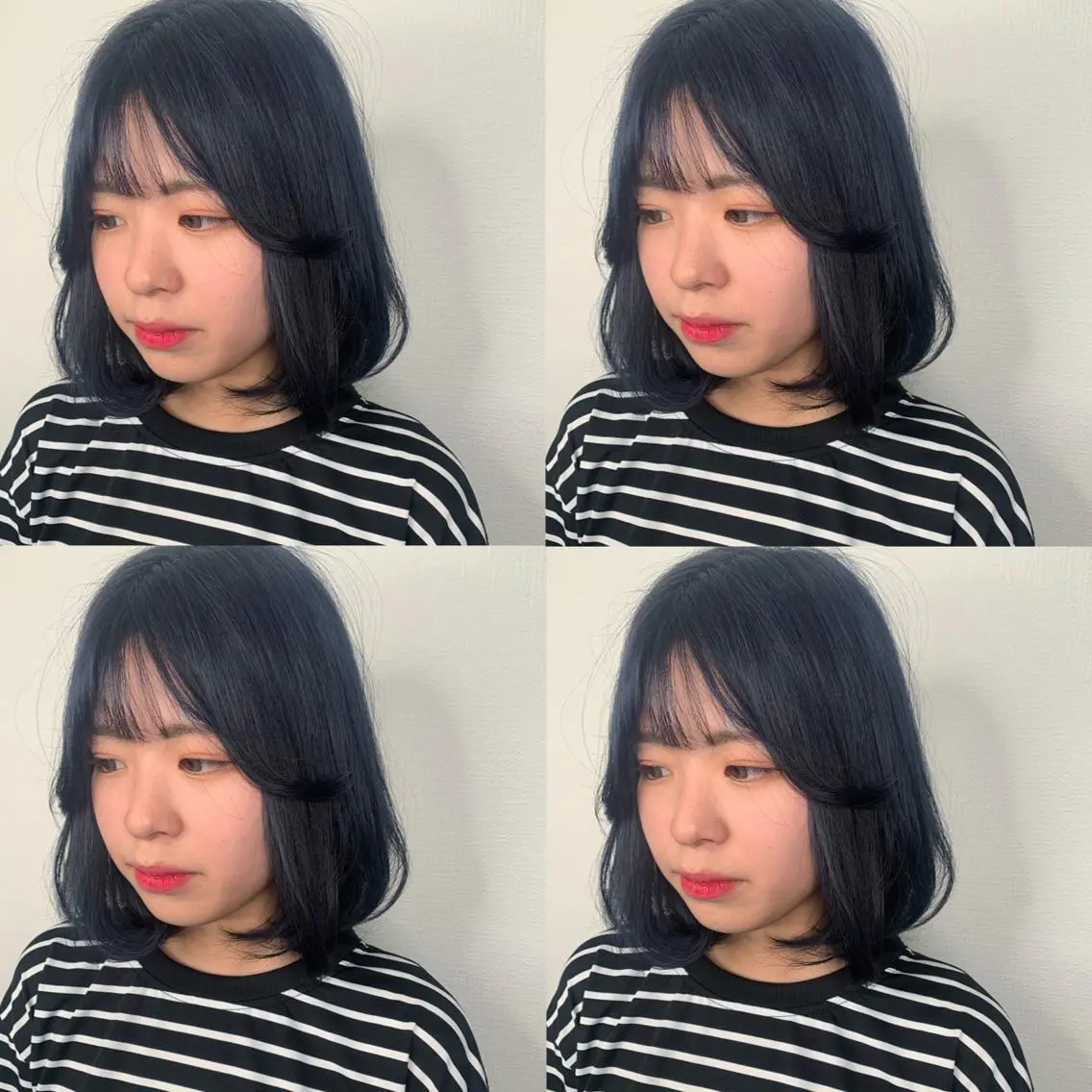 ミディアム ヘアカラー 袴田 伊代のヘアスタイル