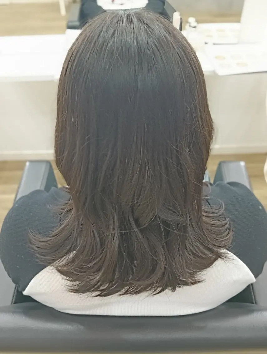 ミディアム 【リピーター続出】 ENONN+　エノンのヘアスタイル