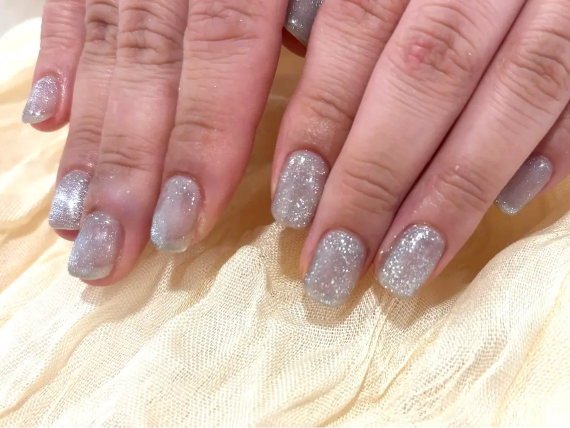 【Hand🤚🏻オフあり☁️】マグネットワンカラー🧲パラジェル使用✨✨の写真