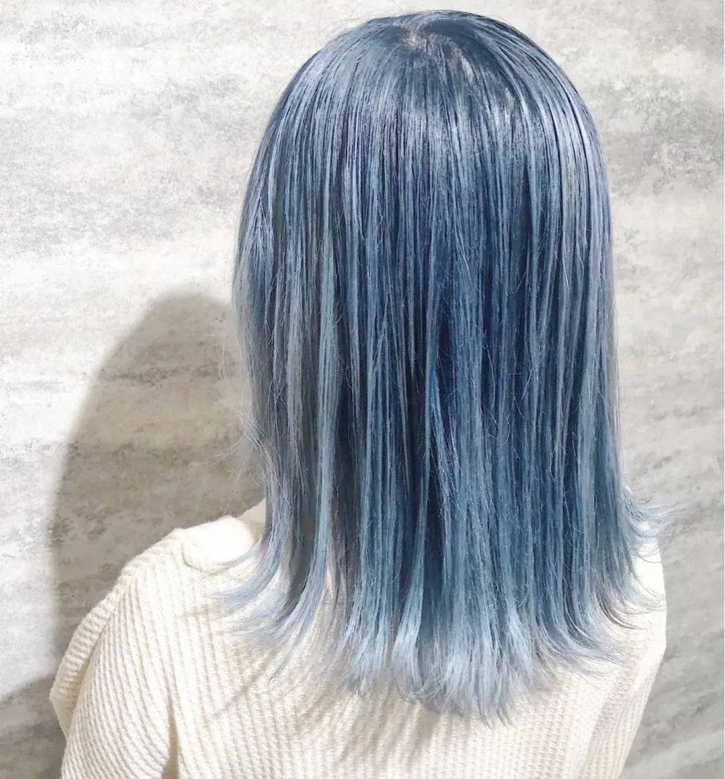 ミディアム カラー アクアカラー ヘアカラー Blanco Color&Careのヘアスタイル