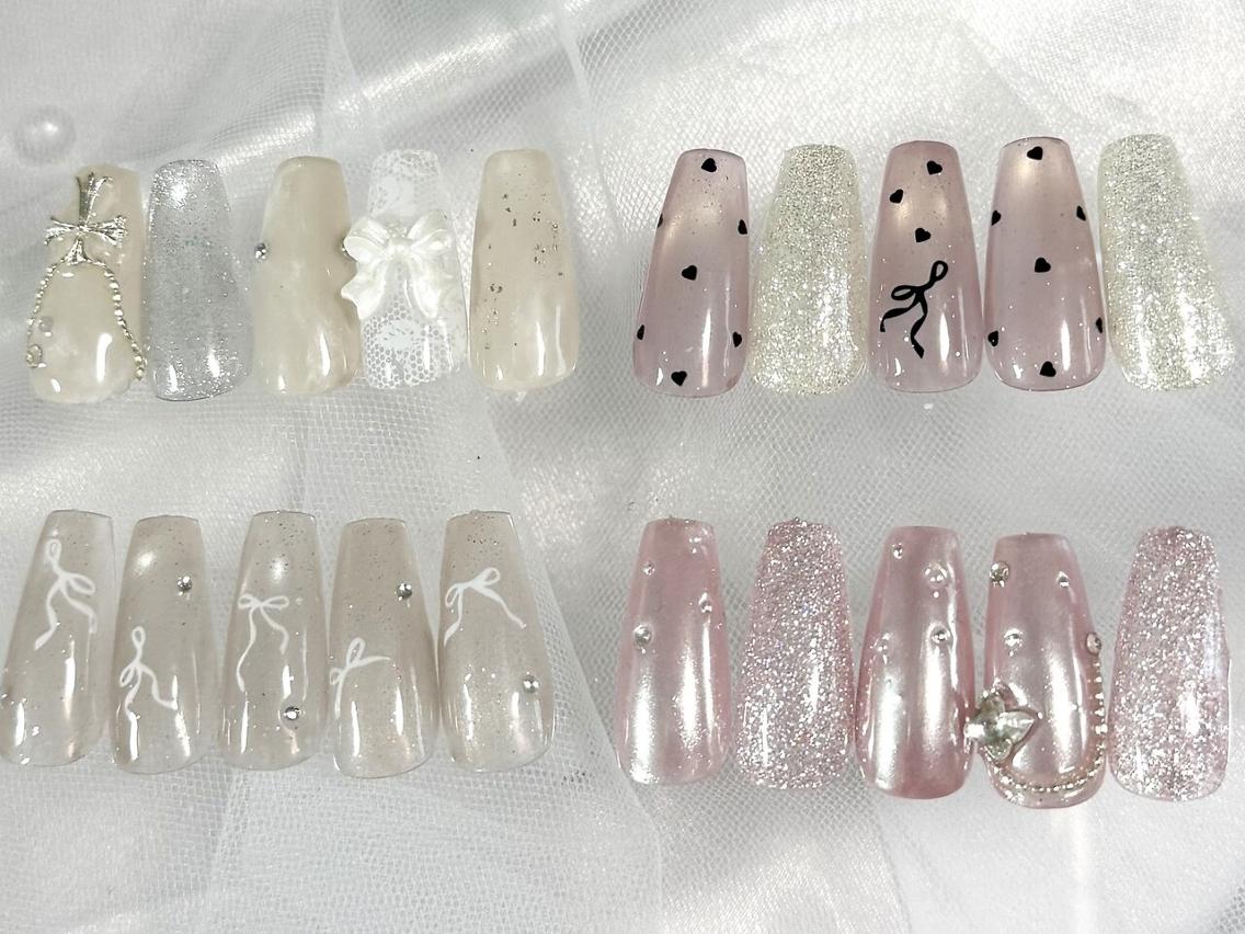 オフあり◇うるキラデザイン10種🫧¥9000~(パラジェル変更+¥1000◎)の写真