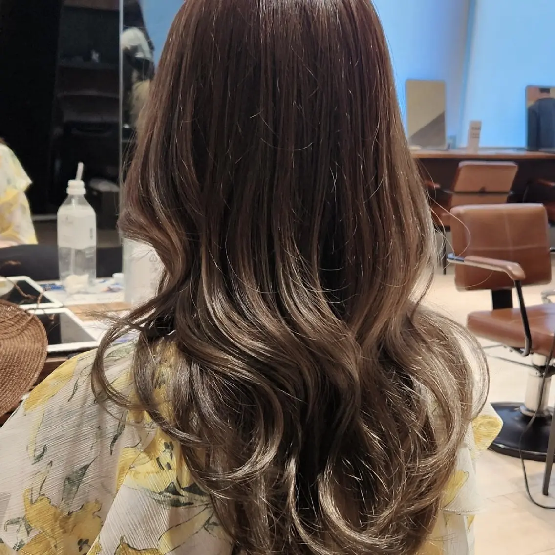 ロング ヘアカラー トリートメント Nanako。/韓国 ハッシュカットのヘアスタイル
