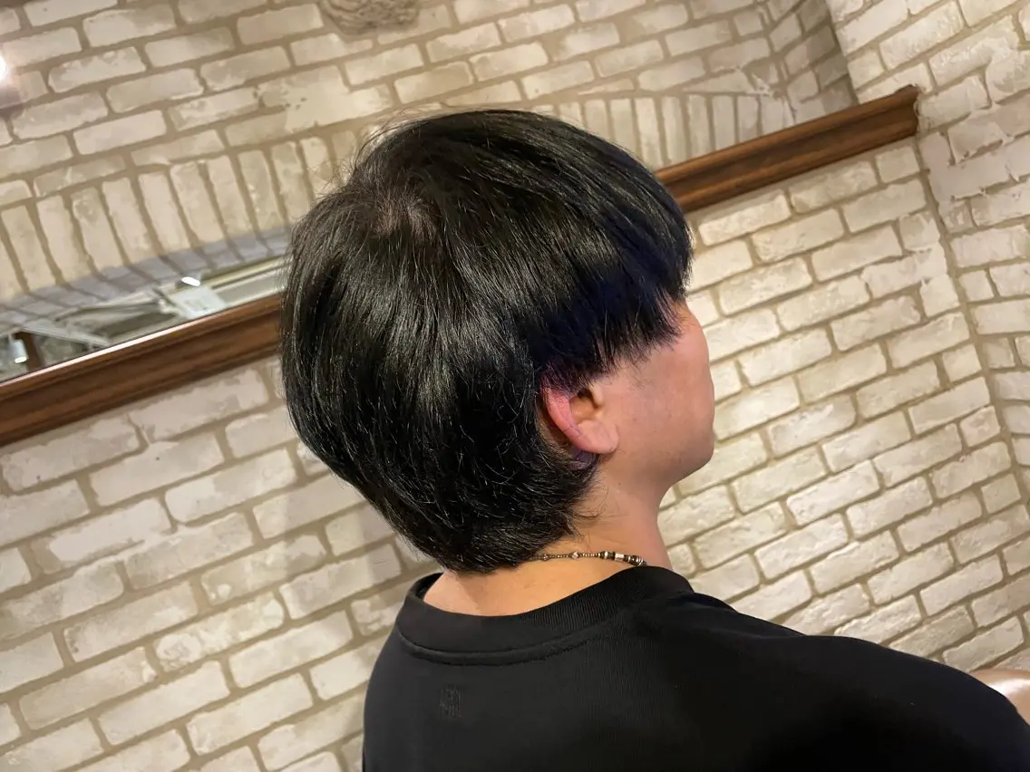 ショート メンズ ヘアカラー ヘアセット Cloe中野 京坂 珠輝のヘアスタイル