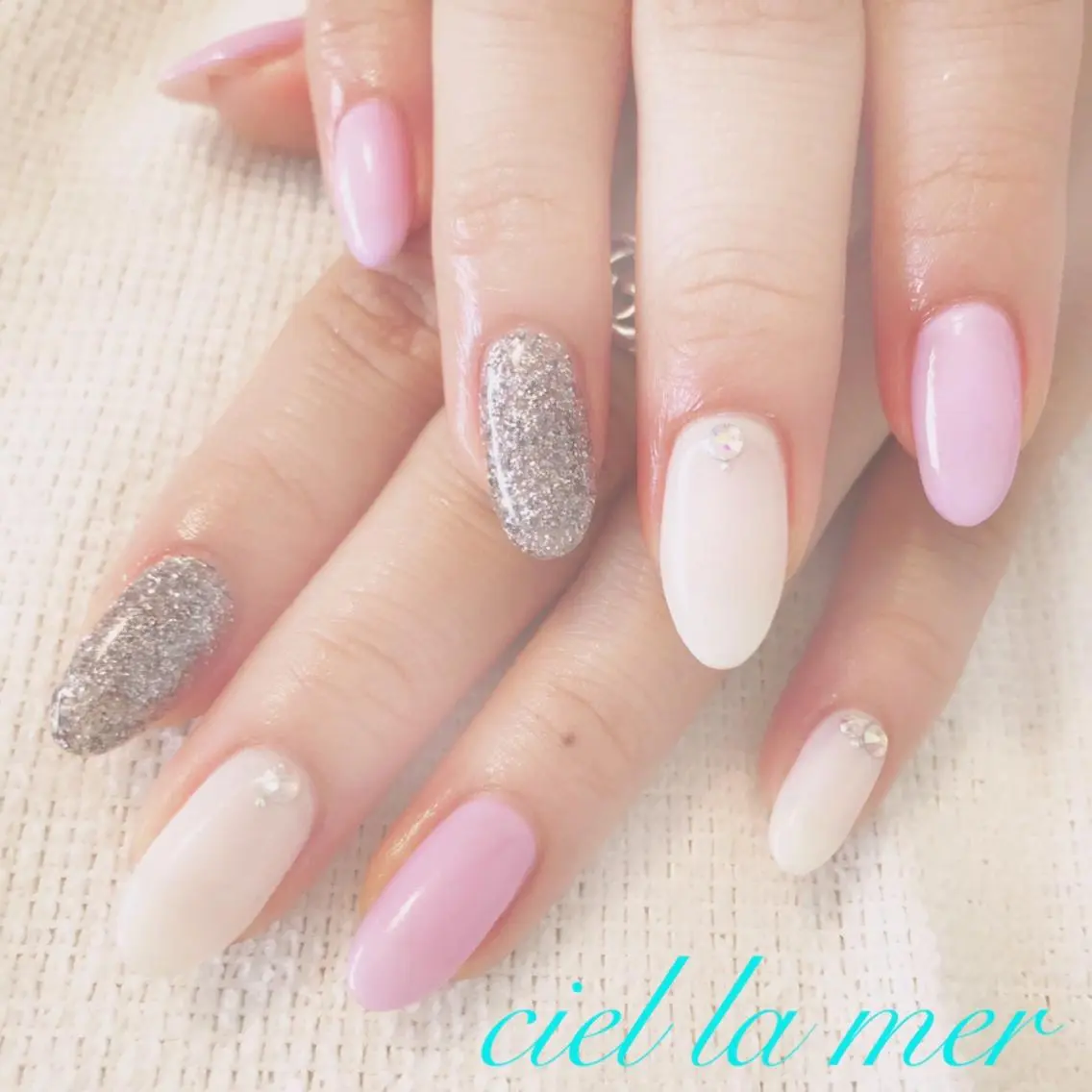 ネイル ハンドネイル フットネイル ciel la merのネイルデザイン