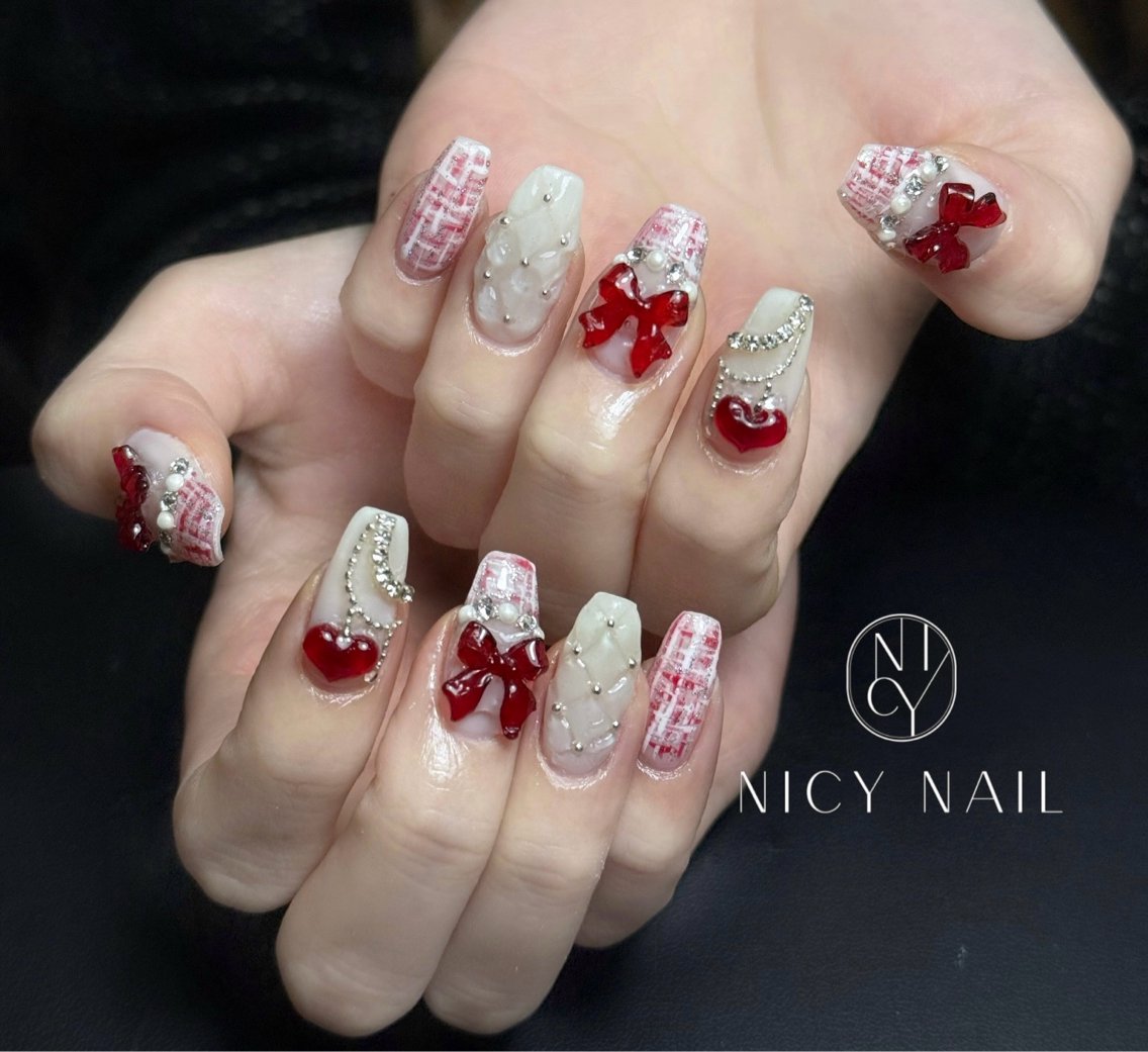 ネイル アートネイル オーロラネイル ブルー チークネイル フットネイル ハンドネイル Rika_ Nicy Nailのネイルデザイン