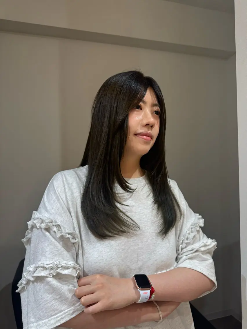 ロング カラー 大人な抜け感レイヤー remi🖤のヘアスタイル