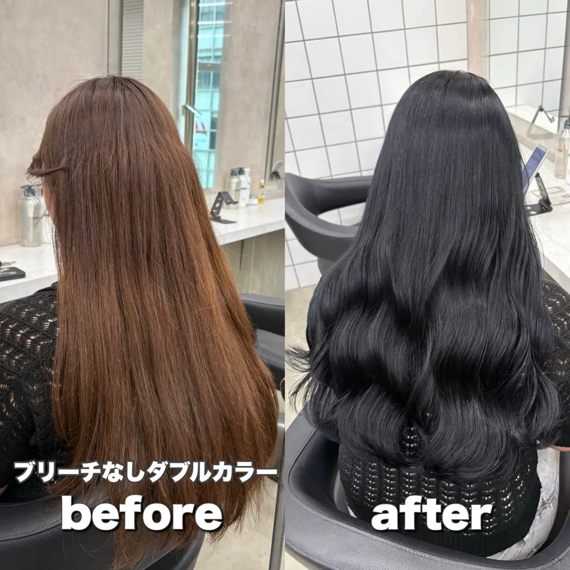 ロング 寒色/ベージュヘア ブリーチありMiOのヘアスタイル