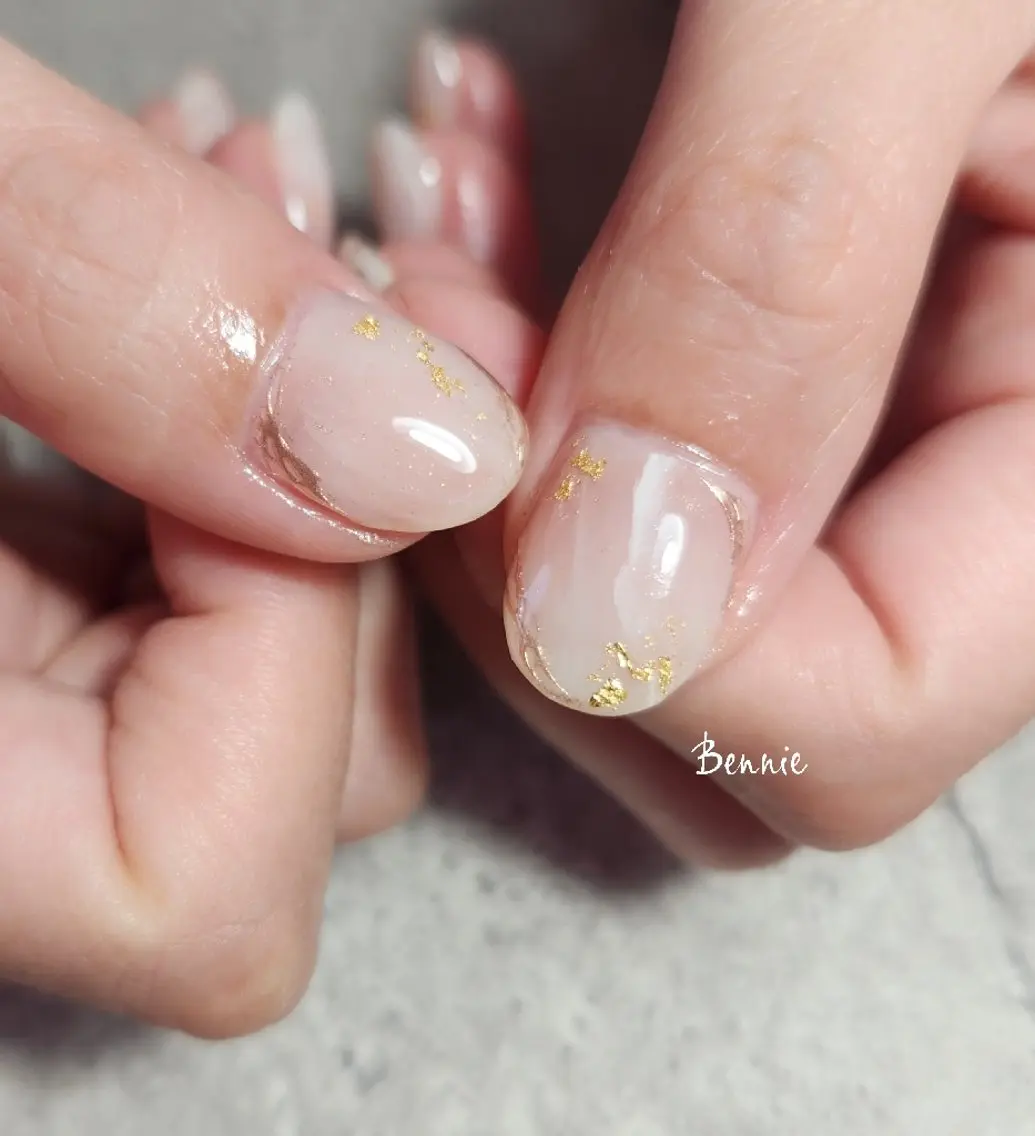 ネイル ニュアンスネイル ピンク ハンドネイル   BENNIEのネイルデザイン