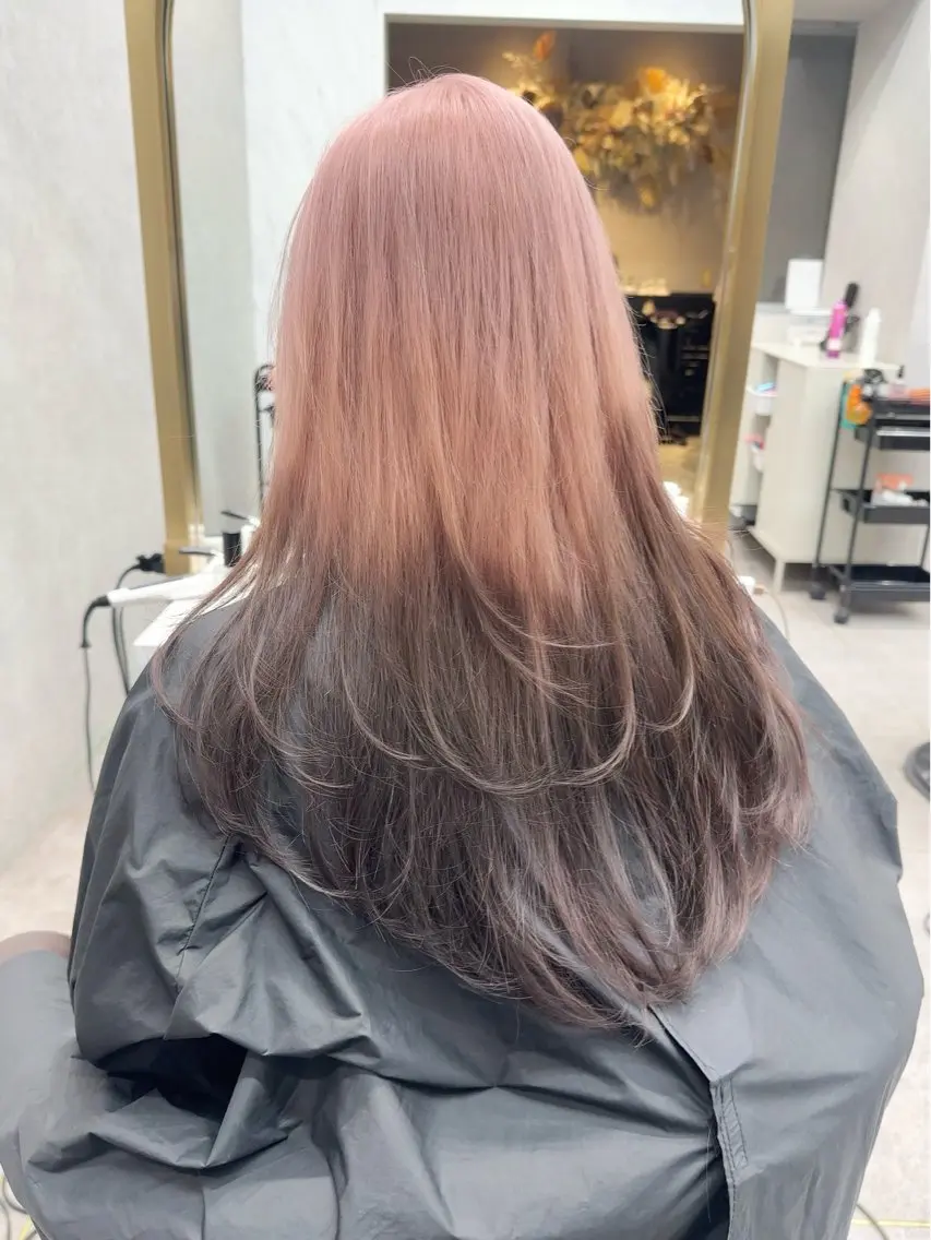 デザインカラー+カット+トリートメントの写真