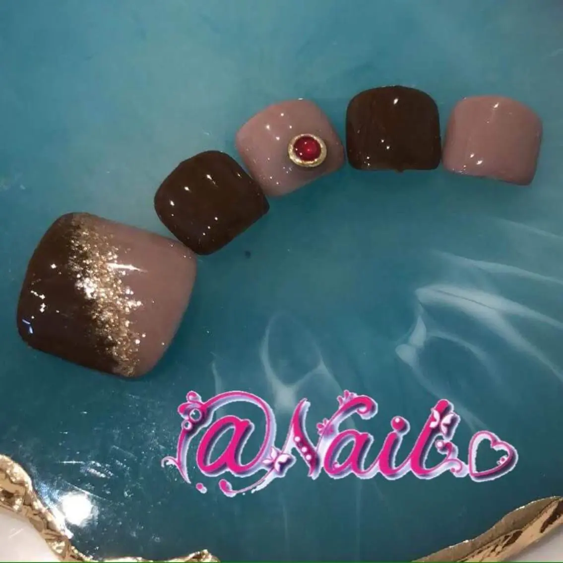 ネイル ネイルチップ 小尾 栞のネイルデザイン