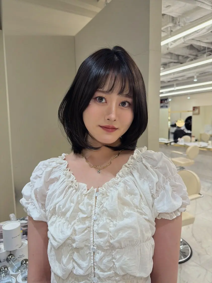 ショート カット ヘアカラー 縮毛矯正 hiyori🎀 トレンドレイヤーのヘアスタイル