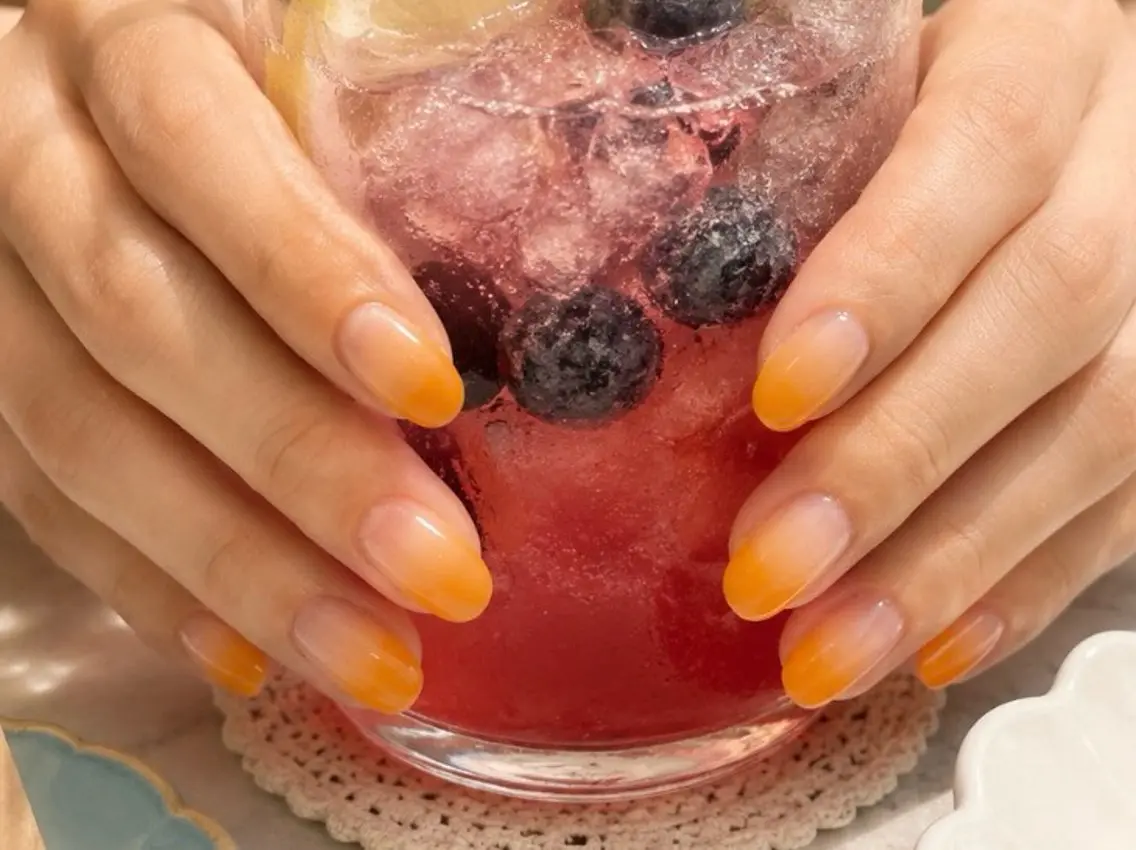 ネイル オレンジ Nailsalon Rのネイルデザイン