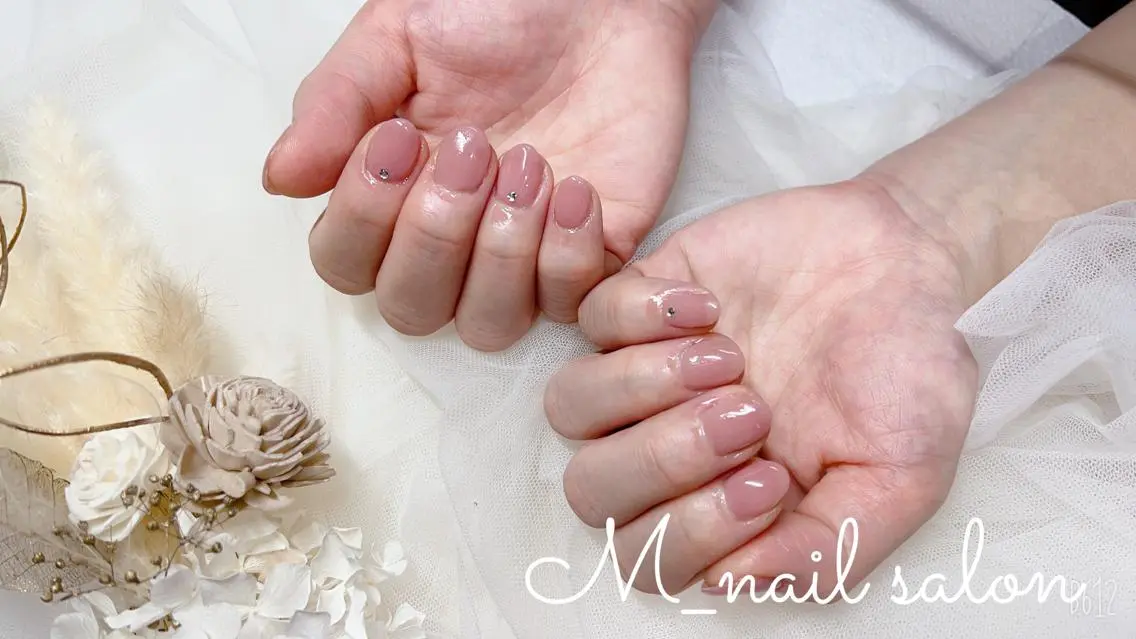 ネイル ワンカラーネイル M_ nail salonのネイルデザイン