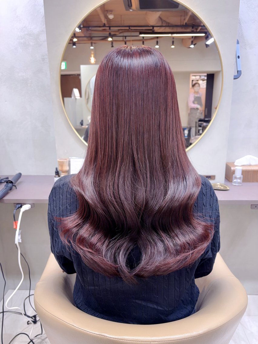 ロング カラー カット ヘアカラー トリートメント 村山 茉衣のヘアスタイル
