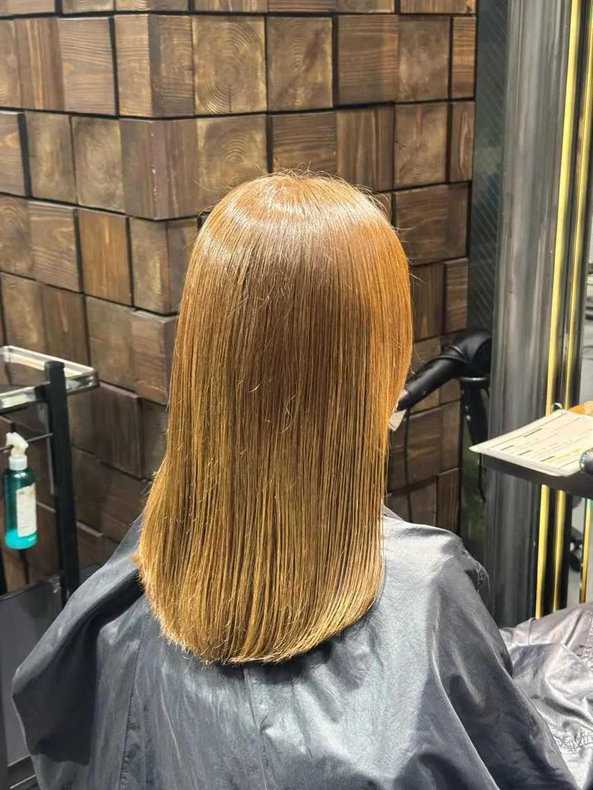 セミロング カラー MINX似合わせボブ 髪質改善/岩城槙乃介のヘアスタイル