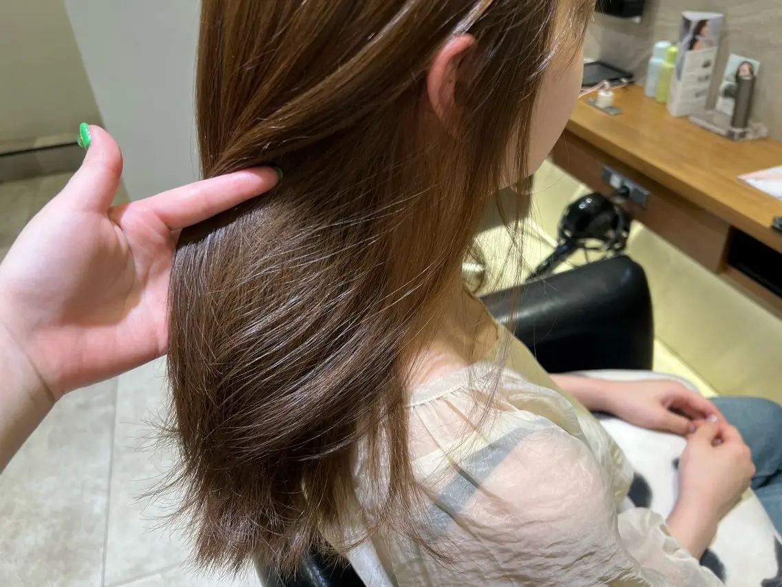 🌿ご新規様限定🌿質感再整フルカラー(カラーをしながら髪質改善)の写真
