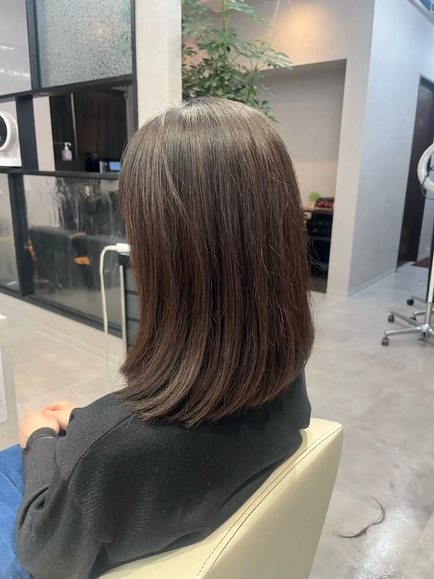 ミディアム も えのヘアスタイル