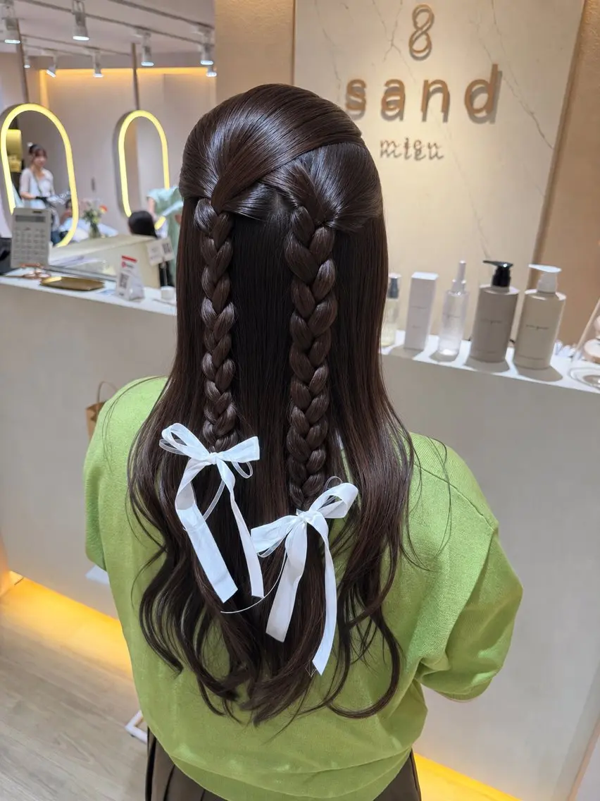 ヘアアレンジ ハーフアップ 山口 美羽のその他イメージ