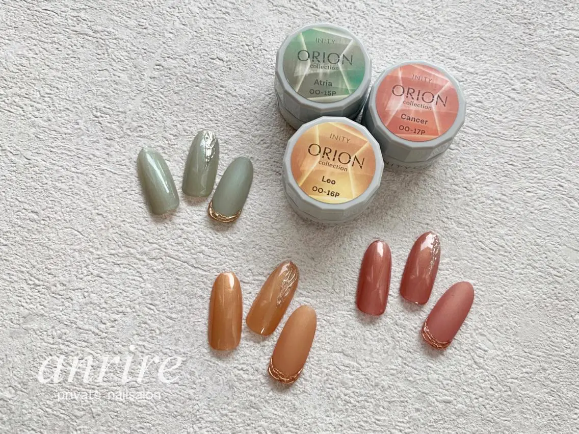 ネイル アートネイル フットネイル ジェルネイル グラデーション グリーン nailsalon anrireのネイルデザイン