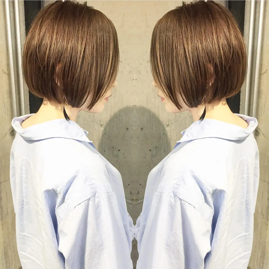 ショート カラー パーマ ヘアアレンジ メンズ キッズ ネイル マツエク・マツパ ショートボブ ボブ ショートヘア 小顔カット ショートネイル 韓国風×透明感カラー 髪質改善オタベシンヤのヘアスタイル