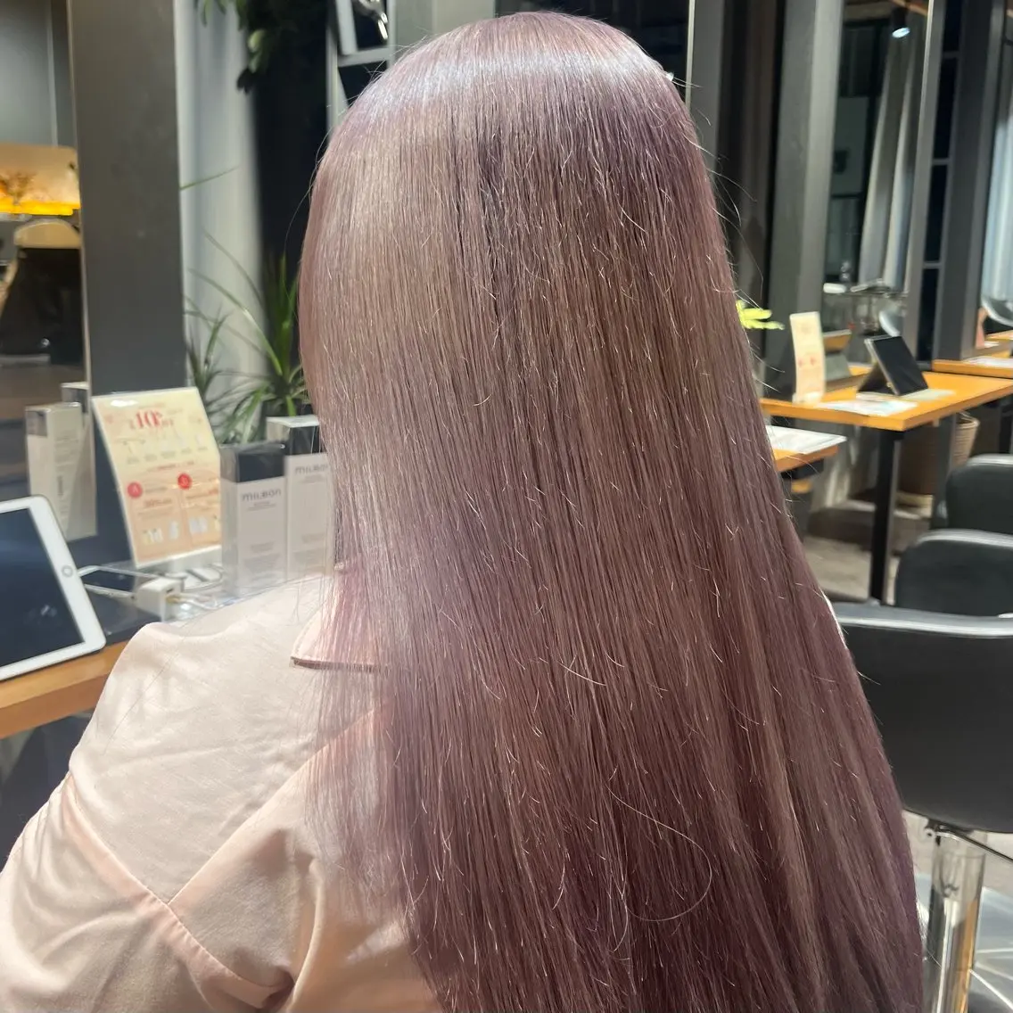 ロング カラー plune 村松のヘアスタイル