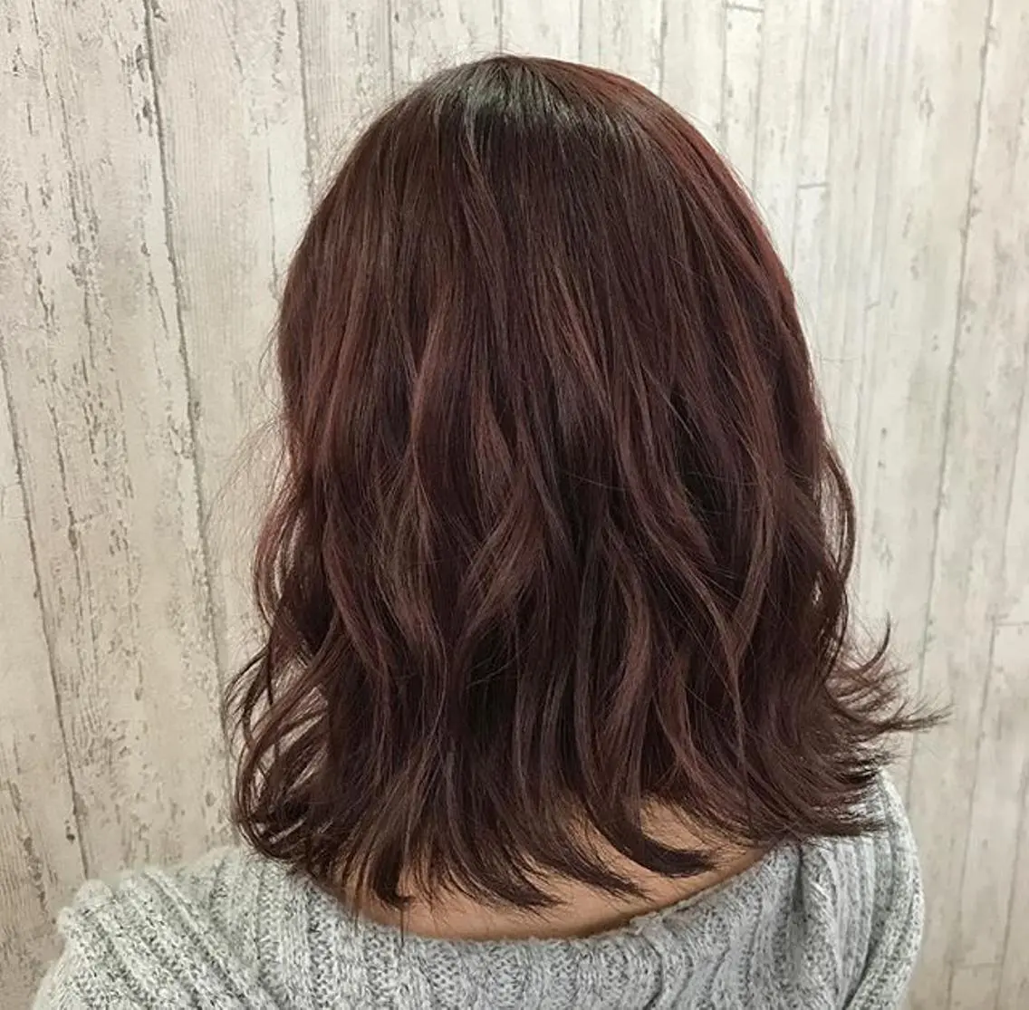 セミロング カラー レイヤーカットモデル 募集/藤原一真のヘアスタイル