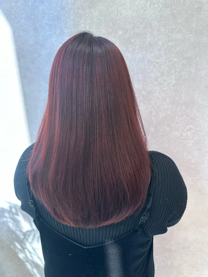 ロング カラー カット ヘアカラー トリートメント 【𝐀𝐬𝐡大森】 石崎竜祐のヘアスタイル