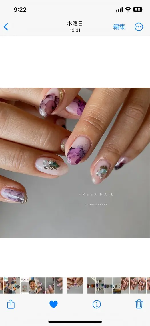 ネイル ハンドネイル ハンドケア freex nail /ニュアンス/個性派のネイルデザイン