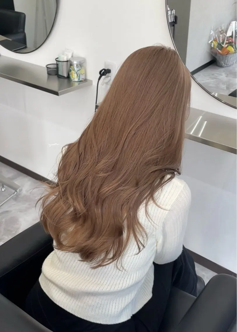【全員対象☆ダメージ補修クーポン】☆艶と潤い☆選べるうる艶カラー+髪質改善TR¥13980円→¥7980の写真
