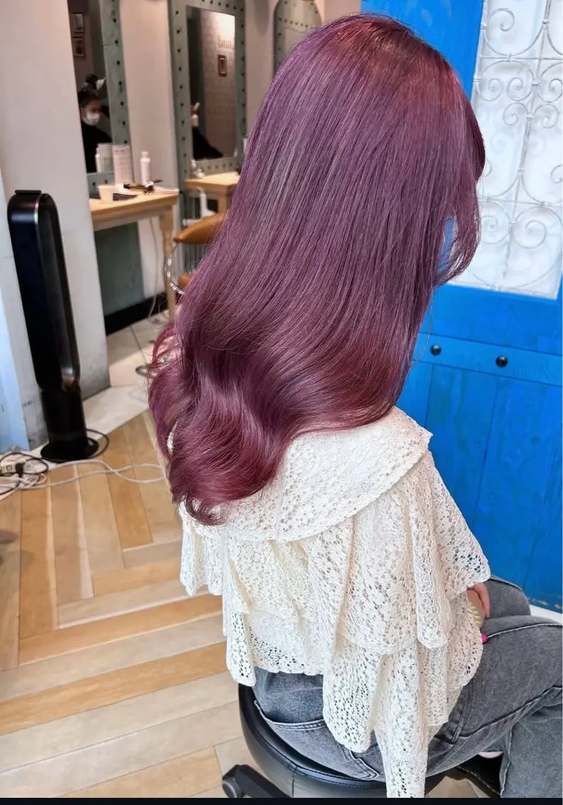 ロング カラー ヘアカラー 縮毛矯正／髪質改善 小野竜聖のヘアスタイル