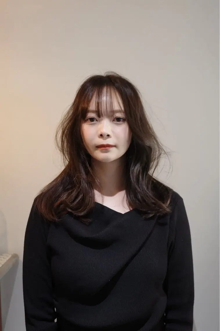ロング カラー ヘアアレンジ カット ヘアカラー トリートメント opus 店長大和 レイヤー/赤み消しのヘアスタイル