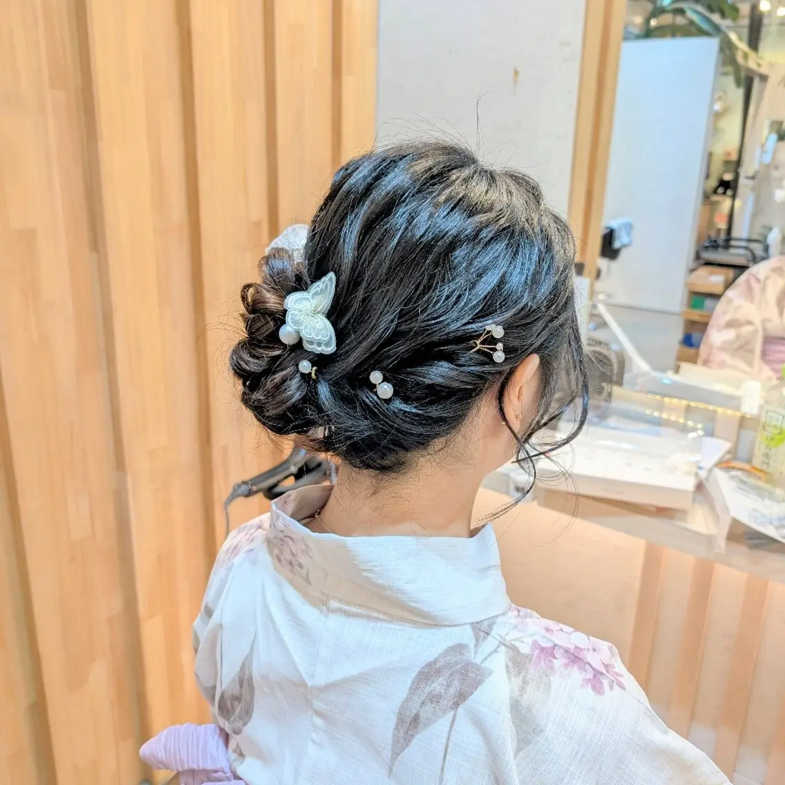 ロング ヘアアレンジ お団子ヘア 浴衣 ヘアセット koto💭 コトのヘアスタイル
