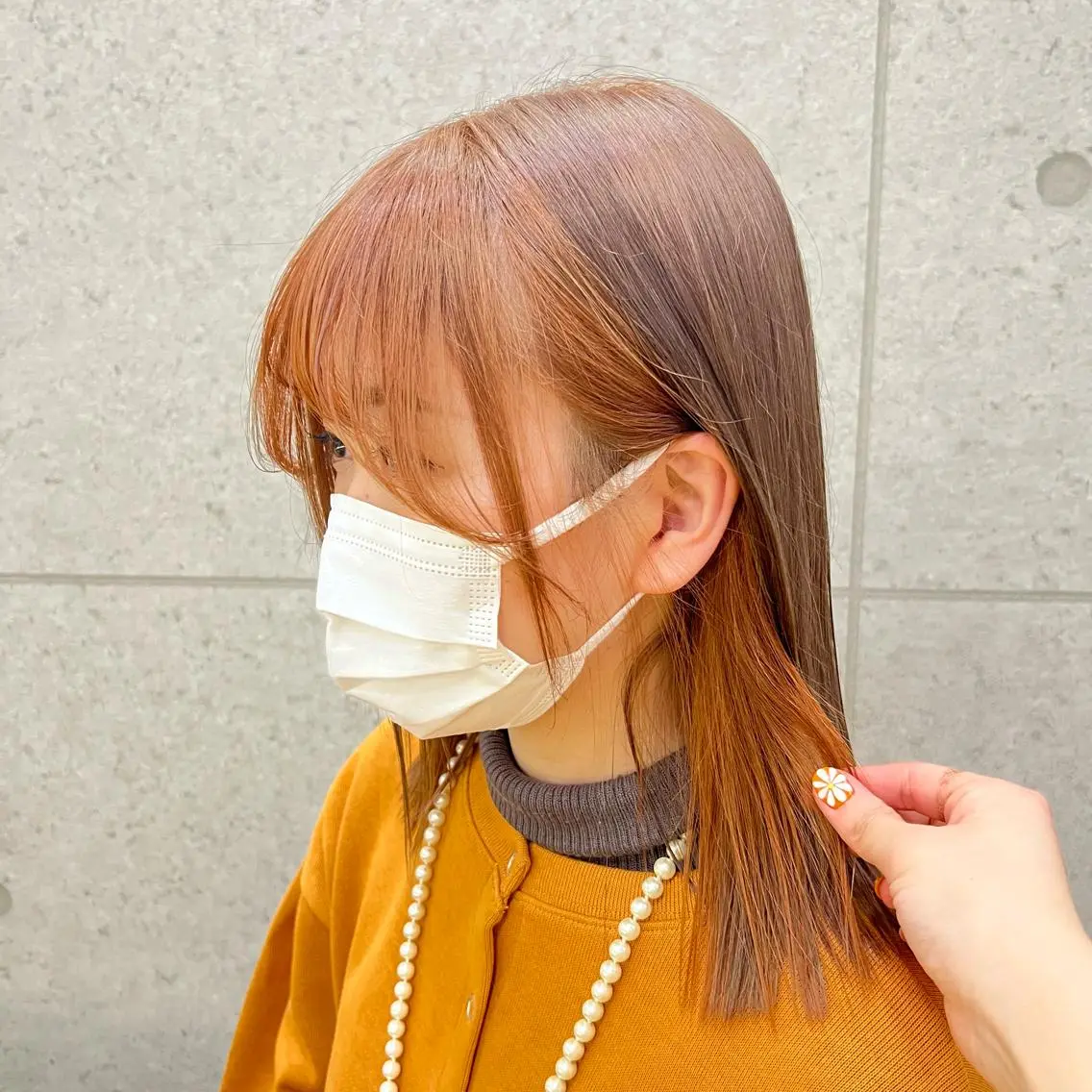 カラー ミストバング  フェイスフレーミング インナーカラー♡ Nanakoのヘアスタイル