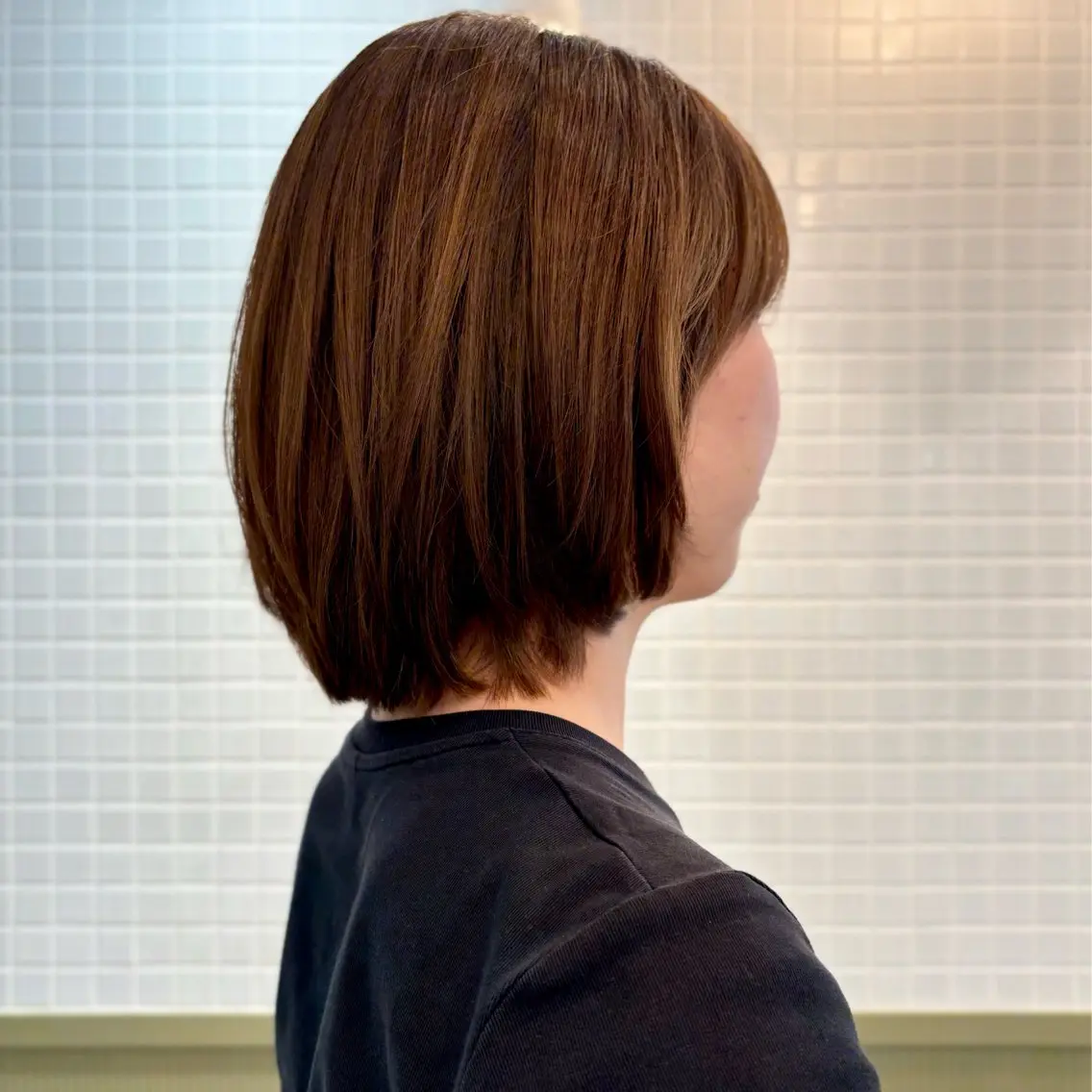 ショート ボブレイヤー ボブ くびれヘア 顔周りカット レイヤーカット カット ☕️NOA / レイヤーカット🍮のヘアスタイル