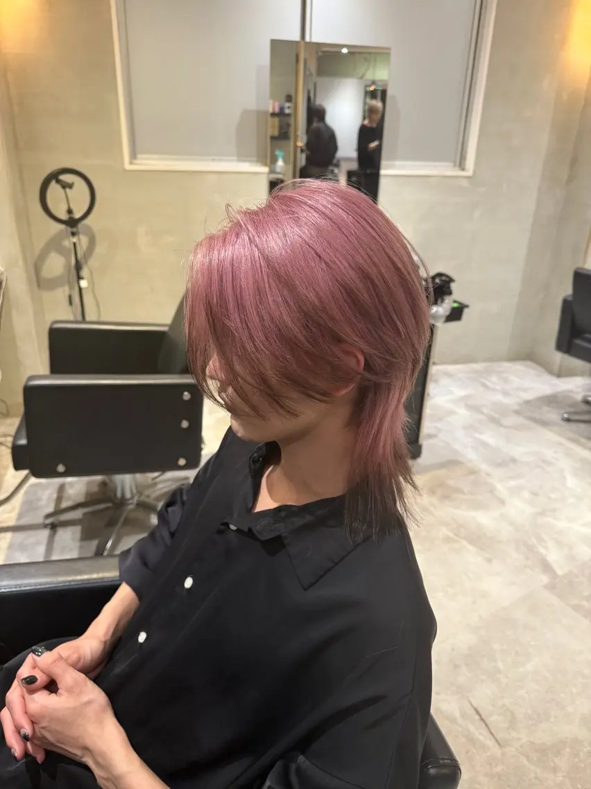 ショート カラー ウルフカット カット ヘアカラー トリートメント レイヤーカット/ 縮毛矯正🇰🇷早坂のヘアスタイル