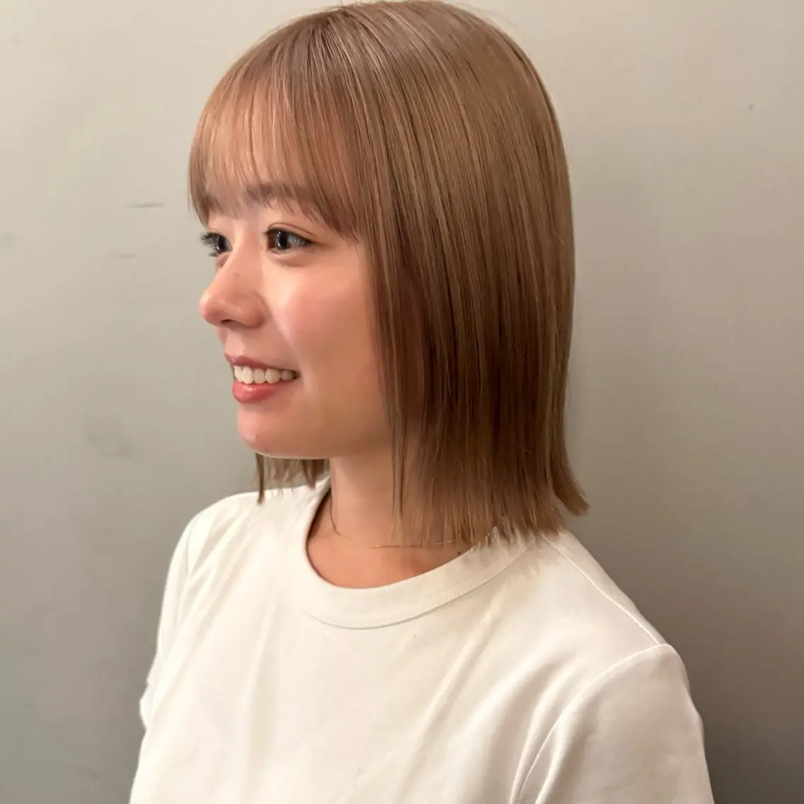 ミディアム カラー 🌿レイヤーボブ/パ ーマ🌿 木梨健太のヘアスタイル