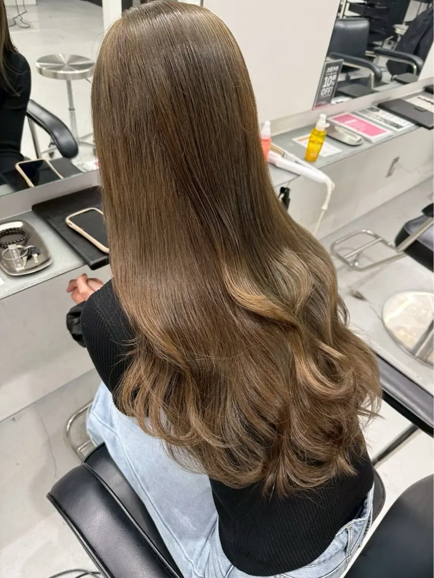 ロング カラー カラーモデル募集中/ 新潟万代/ミユウ🩵のヘアスタイル
