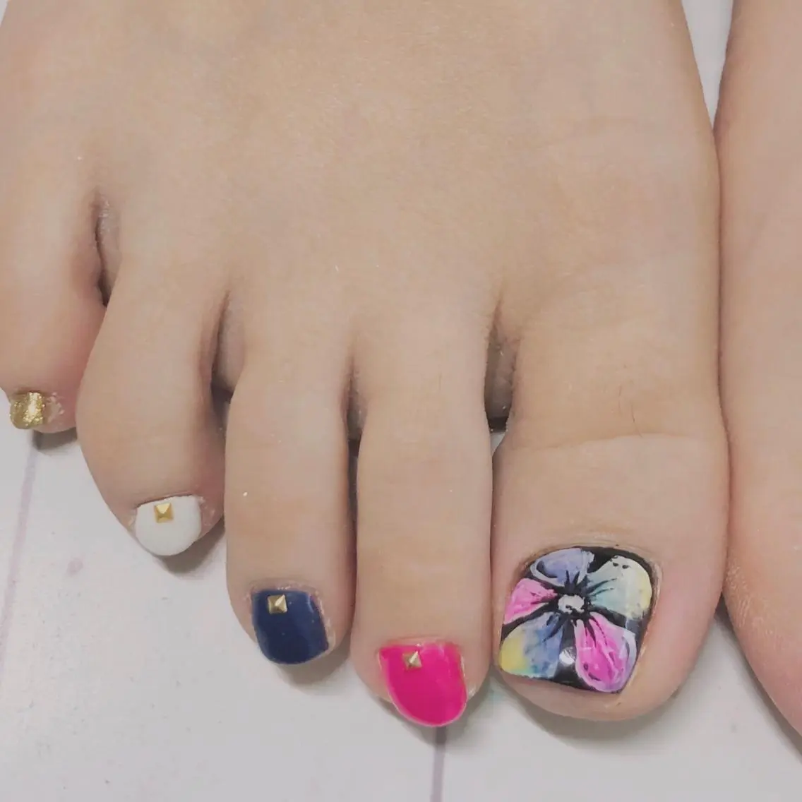フット💅アートやり放題オフなしの写真